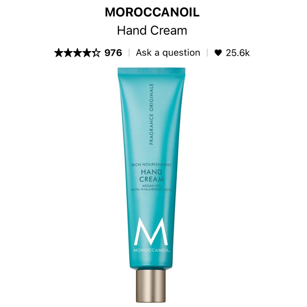 𝐌𝗢𝗥𝗢𝗖𝗖𝗔𝗡𝗢𝗜𝗟 | Original Hand Cream